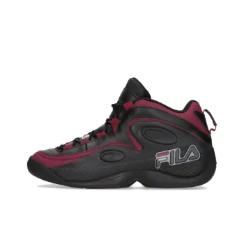 FILA Grant Hill 3 Cushioned Slip-Resistant Mid-Top Basketball Shoes Men's Black