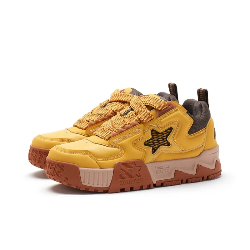 STARTER Vol Series Generation 2 Jigglypuff Shoes Puffy Sound Wave Low Top Skateboard Shoes Men's Yellow-2