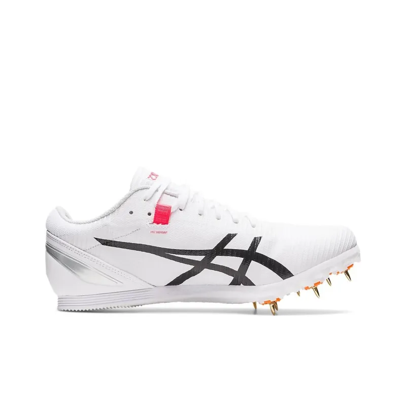 Asics Durable Breathable Low Top Running Shoes Unisex White Black Japan Version-1