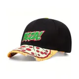 PIZZA Black (Curved Brim)