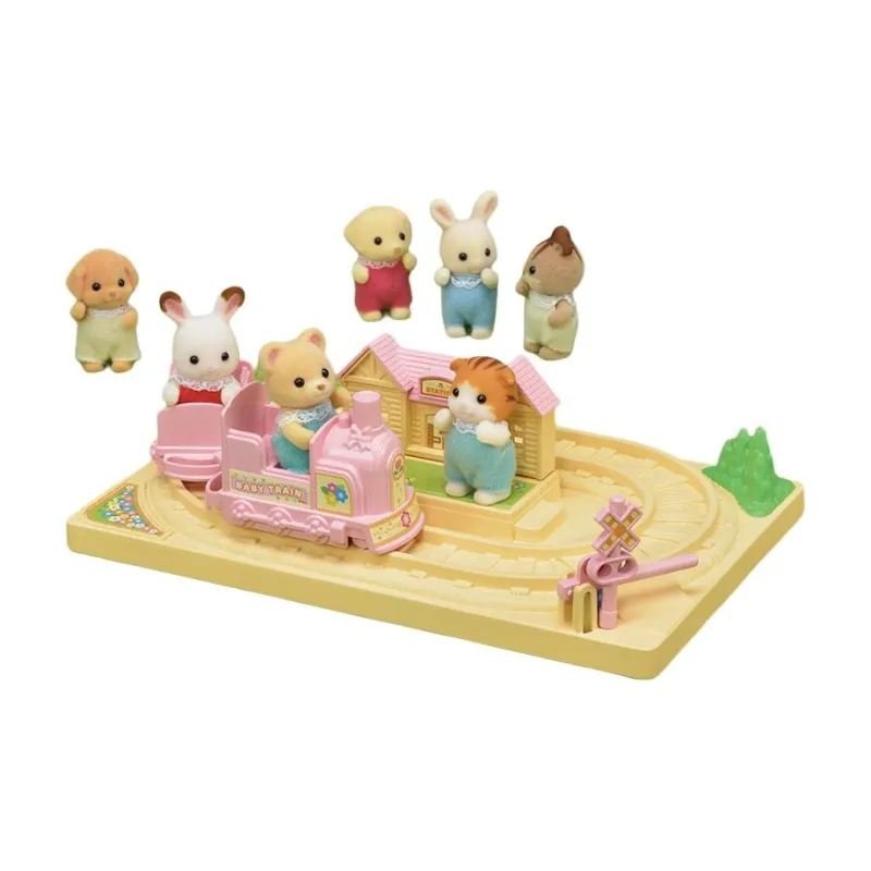 Sylvanian Families Preschool Happy Little Train Doll Products-2
