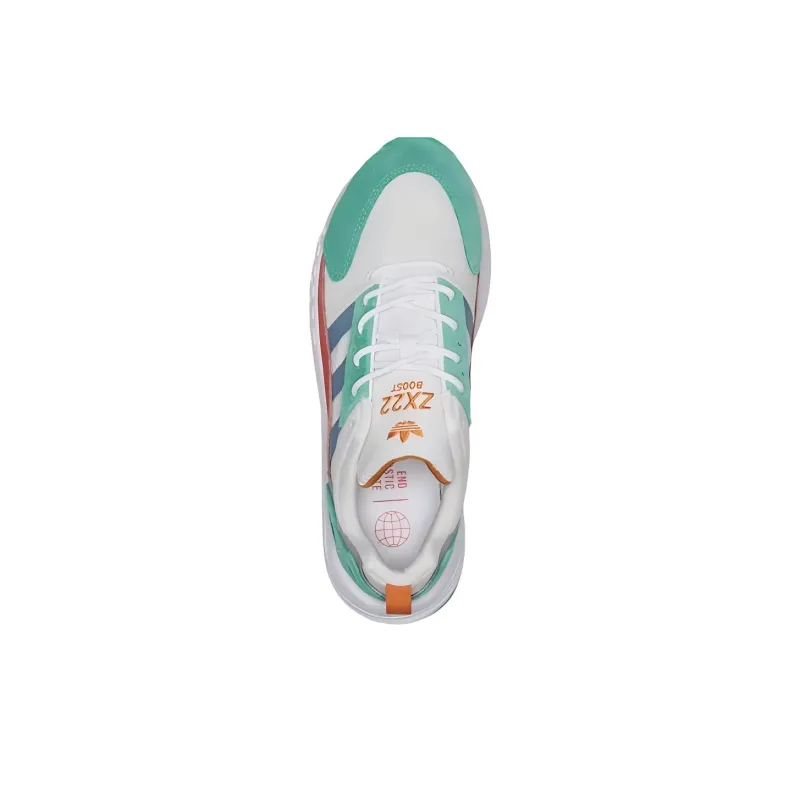 Zx 22 Adidas Originals Boost 'White Hi Res Green'-4