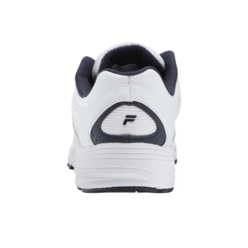 FILA Slip-Resistant Low-Top Running Shoes Men's White-3