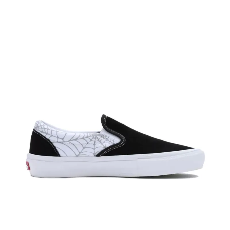 Vans Black Widow Spider Slip On 'Black White'-1