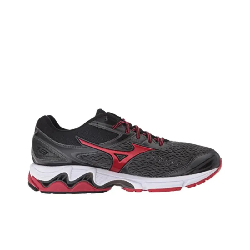 Mizuno Wave Inspire 13 Grey/Black Red-1