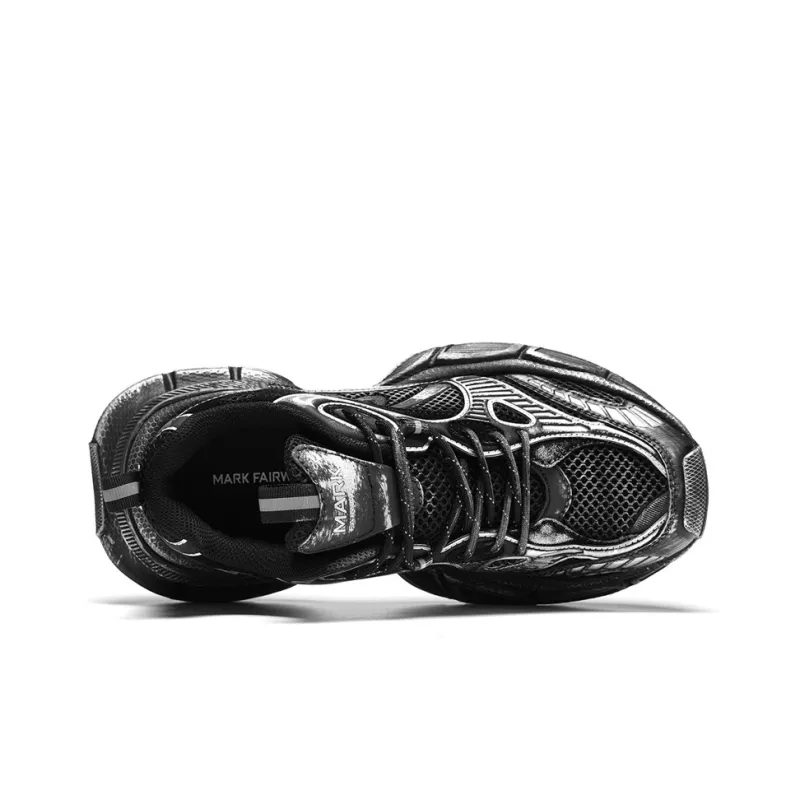 FAIRWHALE Abrasion Resistant Breathable Slip Resistant Low Top Chunky Sneakers Men's-10