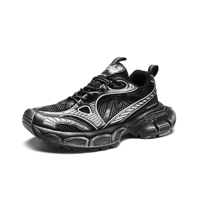 FAIRWHALE Abrasion Resistant Breathable Slip Resistant Low Top Chunky Sneakers Men's-7