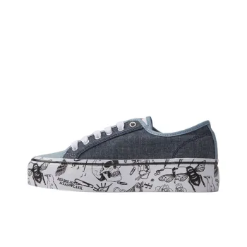 DC Shoes Manual Low Top Skateboard Shoes Women's Blue