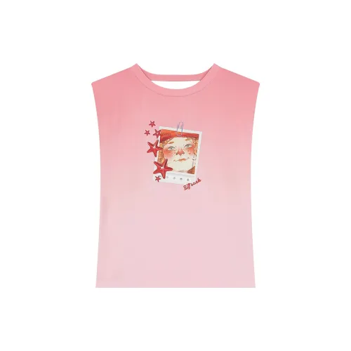 ELF SACK T-Shirts Women's Gradient Pink