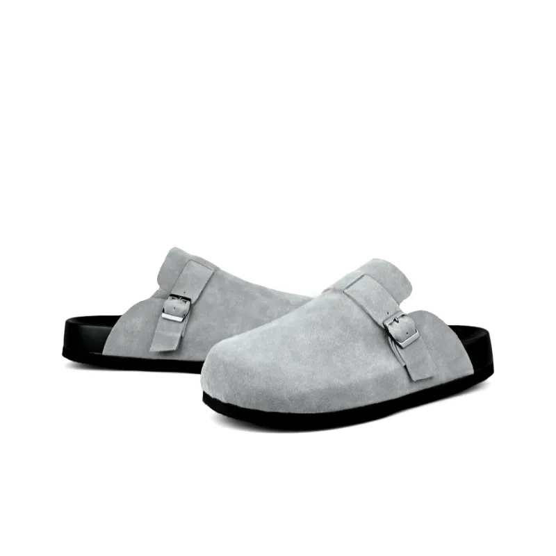 XIE SHE Abrasion Resistant Slip Resistant Wrap toe Slippers Unisex-4