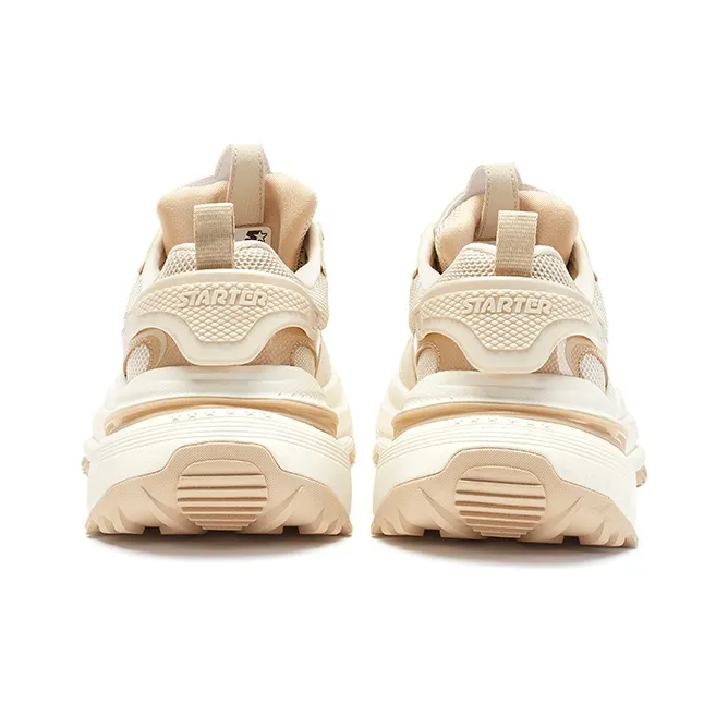 STARTER Dirty Chunky Sneakers Low Top Chunky Sneakers Women's Beige-4