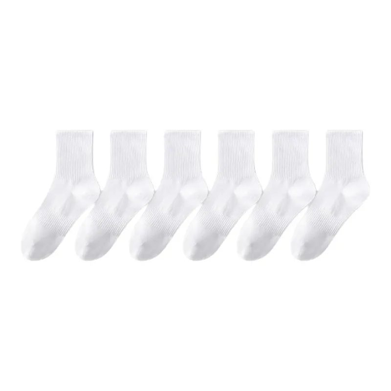 MADALLO Mid Calf Socks Men's 6 Pack-0