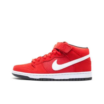 Nike Sb Dunk Mid Hyper Red White