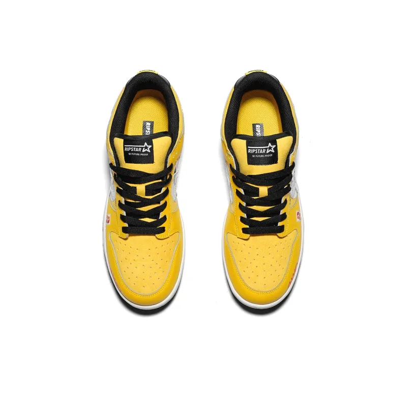 RIPSTAR SKBD SC Low Top Skateboard Shoes Unisex Yellow-4