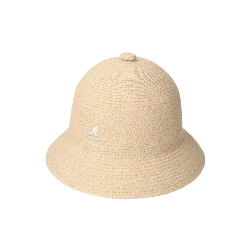 KANGOL Linen Bucket Hats Women's Beige-0