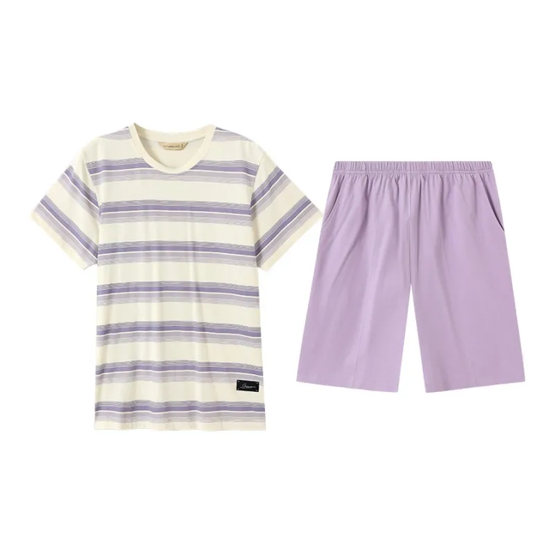 AUTUMNDEER Pajama Set Women's Grape Purple-0