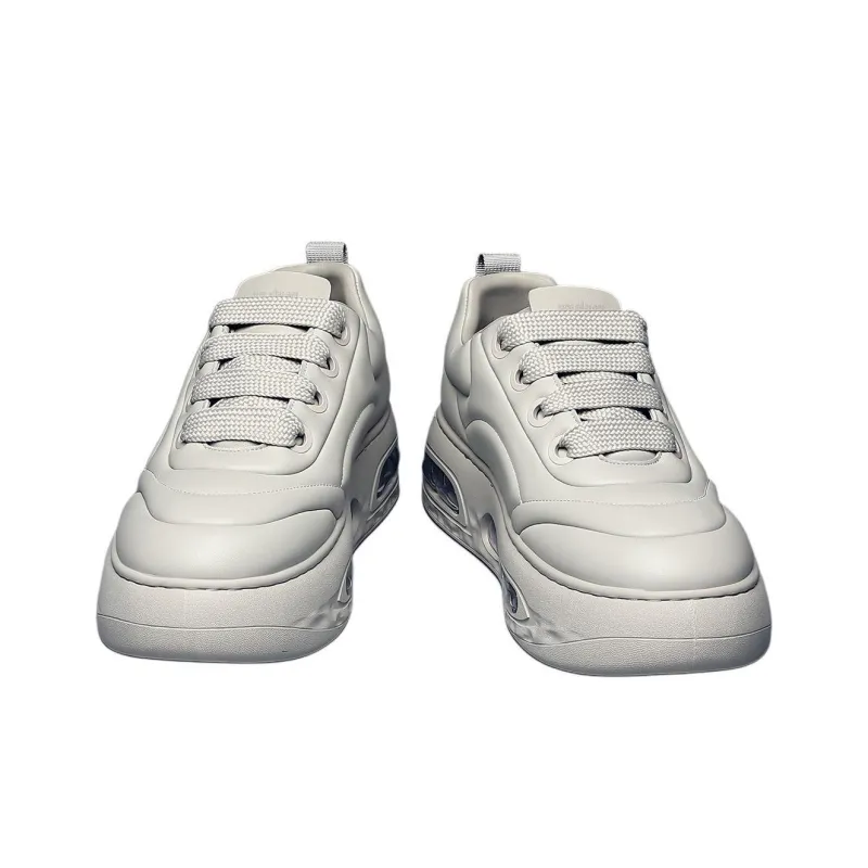 JANE HARLOW Lightweight Height Increasing Low-Top Casual Shoes Men's Gray-2