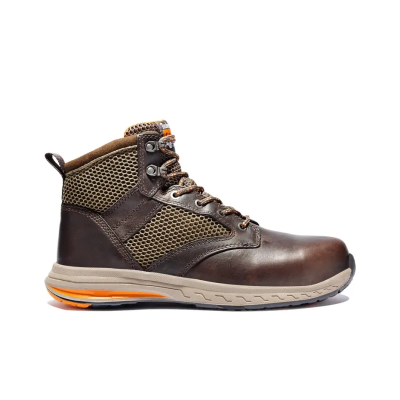 Timberland Pro Men's Drivetrain Mid Safety Boots 'Brown'-2