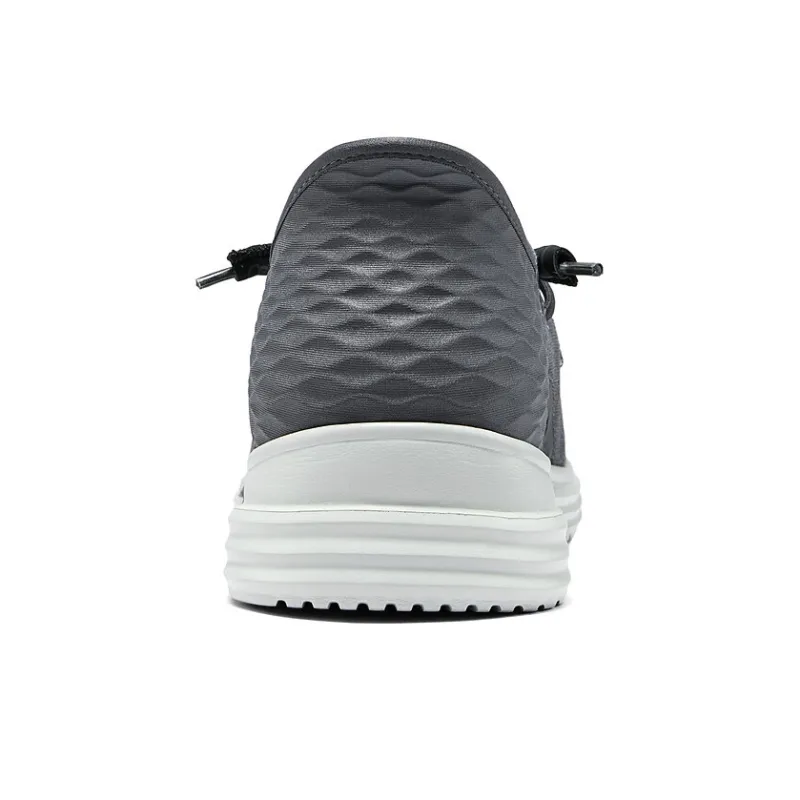 Skechers Hands Free Slip Ins Cushioning Anti Slip Wear Resistant Breathability Low Top Casual Shoes Men's Gray-2