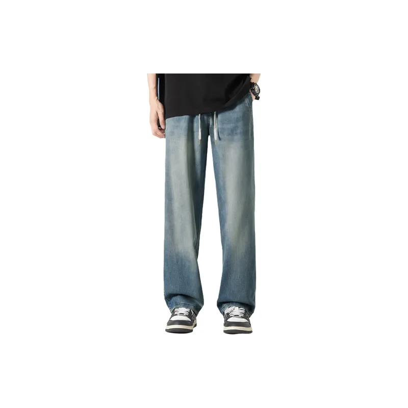 Tonlion Jeans Men Light Gray Blue-3