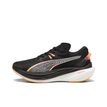 PUMA Deviate NITRO 3 Anti Slip Wear Resistant Low Top Training Running Shoes Women's Black Silver
