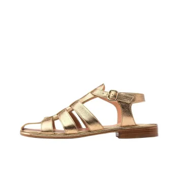 Rupert Sanderson Neptune Roman Sandals Women's Gold