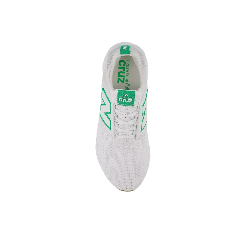 New Balance Fresh Foam X Cruz Artisan V3 White Kelly Green Grey Matter-3