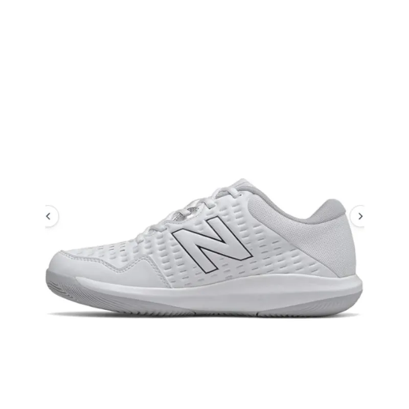 New Balance 696 V4 Hard Court Tennis Shoes 'Grey Navy'-0