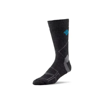 Columbia Unisex Merino Hike Crew Sock Knee-High Socks Men's 1 Pack Black