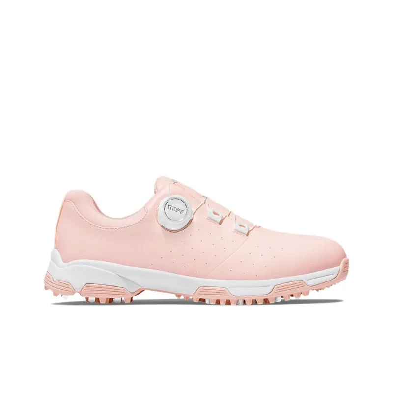 PGM Slip Resistant Water Resistant Low Top Golf Shoes Women's Pink-1