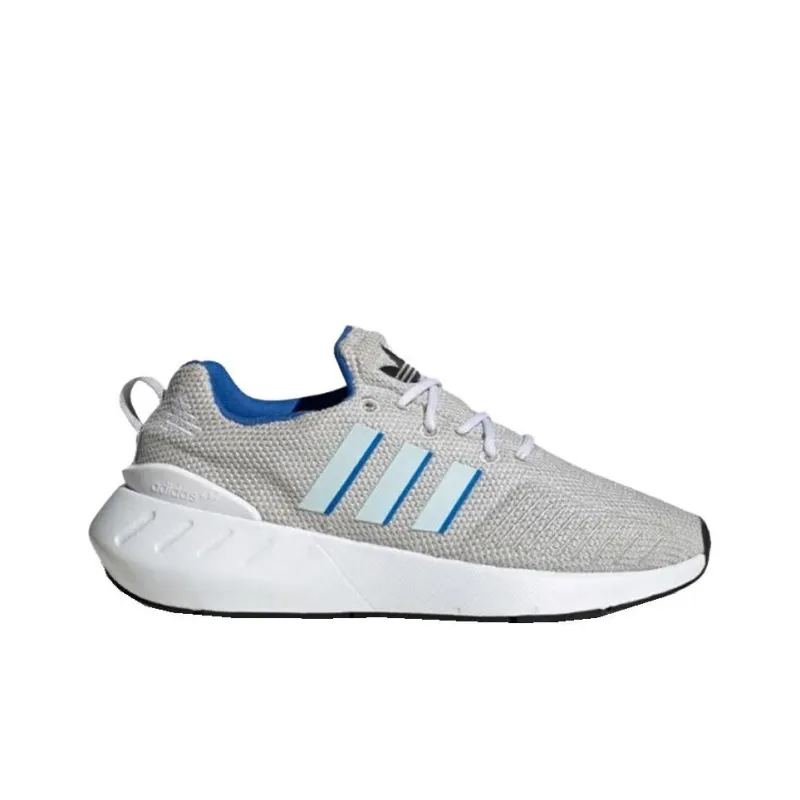 Adidas Originals Swift Run Cushioning Low Top Casual Running Shoes Women's Gray Blue-1