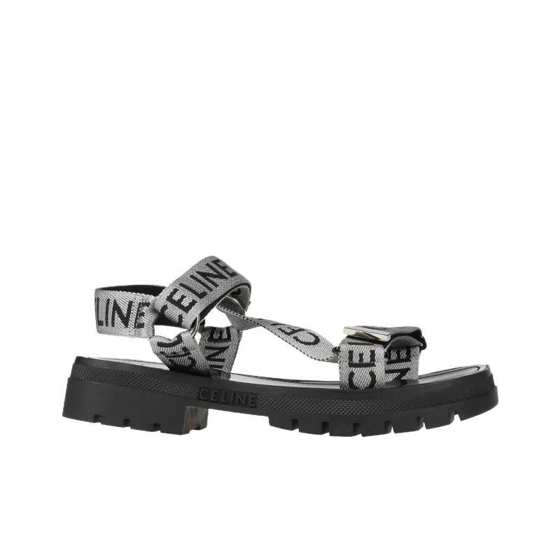 CELINE Beach Sandals Men's Gray-1
