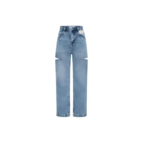 Mo&co X KIMHEKIM Jeans Women's Blue