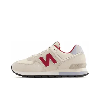 New Balance 574 Light Brown Red