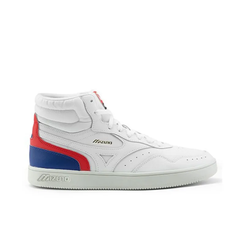 Mizuno Court Lite Mid 'White Red Blue'-1
