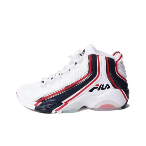 Y/project X FILA Forward Vintage Basketball Shoes Women's High-Top FILA White/Dark Blue