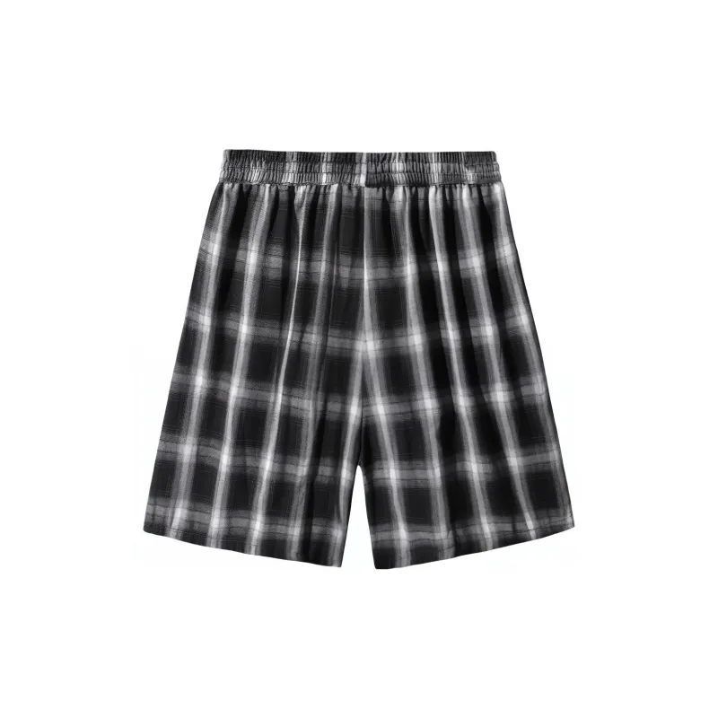 HELIPORT Shorts Unisex Black White-1
