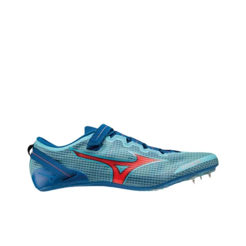 Mizuno Anti Slip Wear Resistant Low Top Rubber Long Distance Running Running Shoes Unisex Blue-1