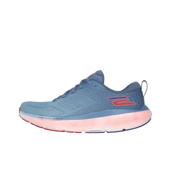Skechers GO Run Ride 11 Anti-Slip Wear-Resistant Low-Top Casual Running Shoes Men's Light Blue