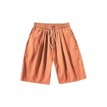 Flowers In Water Pajama Pants Men's Orange Red