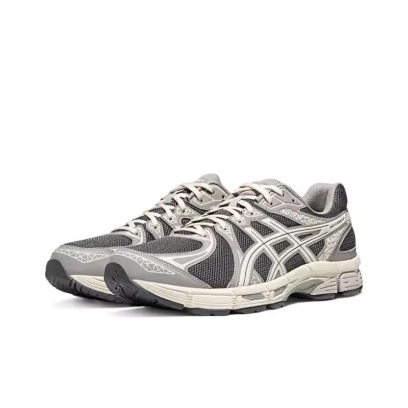 Asics Gel Exalt 2 Cushioned Wear Resistant Breathable Impact Resistant Low Top Sprint Running Shoes Men's Dark Gray-2