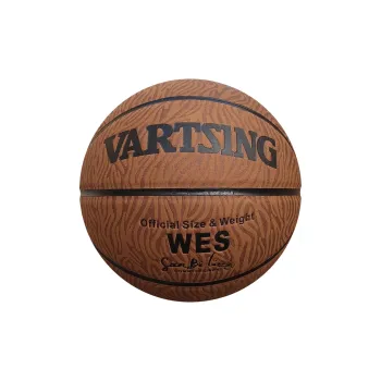 Vartsing x VARTSING Microfiber Leather Basketball Brown Size 7 Training Unisex