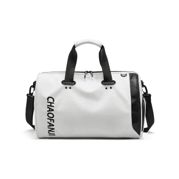 CHAOFANJI Membrana Dermalis Gym Bag, Crossbody Bag, Travel Bag, Handbag Tubas Unisex White/Black