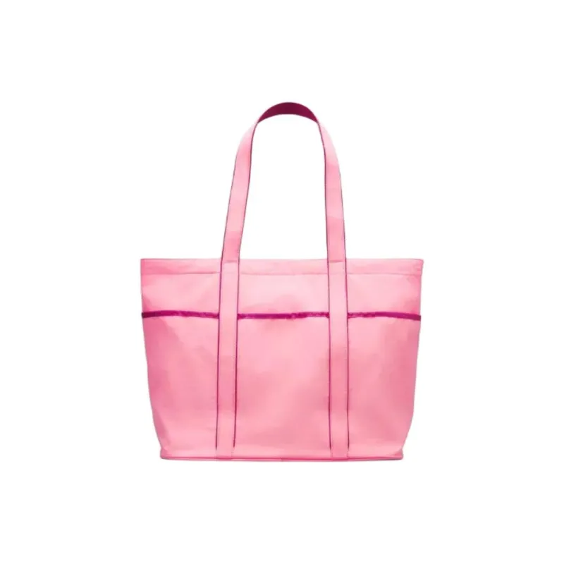 Lululemon Nylon Tote Bag Shopping Bag Handbag Shoulder Bags Regular Women's Cherry Blossom Pink & Washable Fuchsia-1