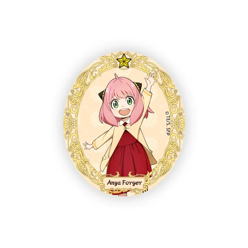 MANCOOL Anya Forger, Loid Forger, Yor Forger, Becky Blackbell, Damian Desmond SPY X FAMILY Collection Merch Badges-5