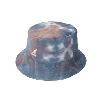 KANGOL Cotton Bucket Hats Unisex Blue Gray