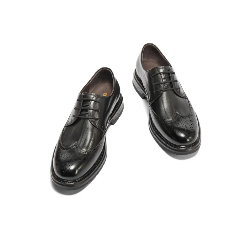BELLE Dress Shoes Men's Black, Brown-7