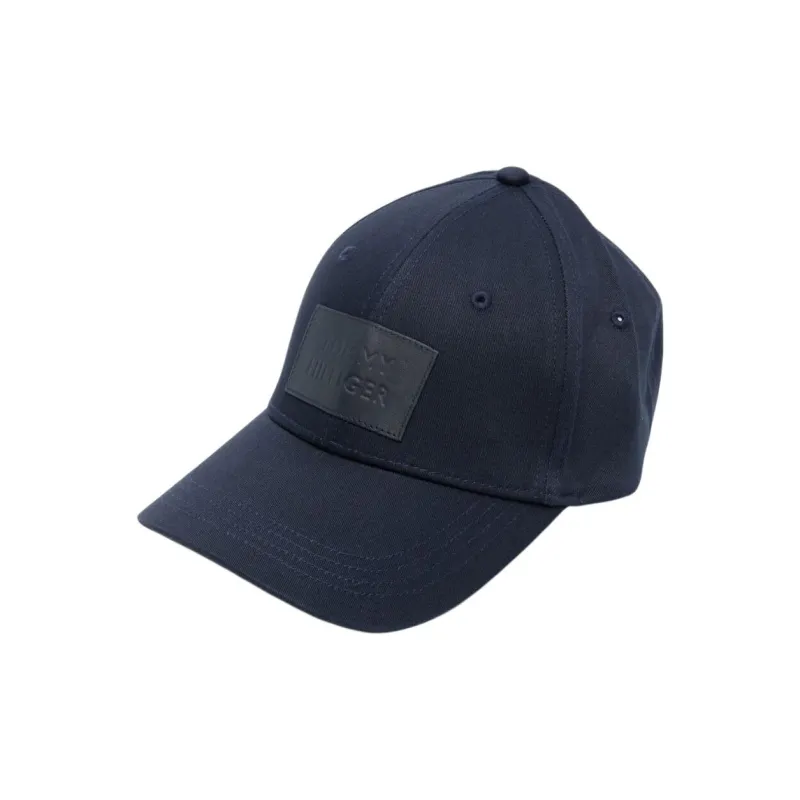 Tommy Hilfiger Logo appliquè Organic Cotton Cap-0