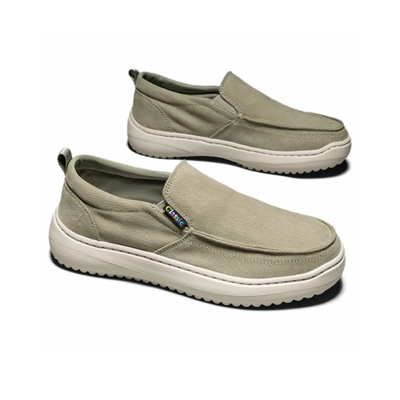 Kangaroo Head Breathable And Wear resistant Low Top Canvas Shoes Men's-2