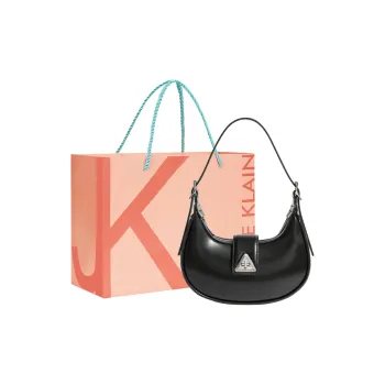 JANE KLAIN PU Cortex Shoulder Bag Women's Black/White